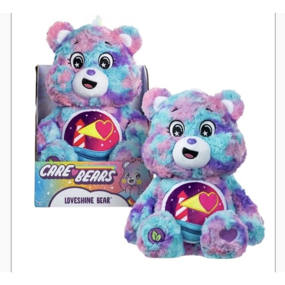 Care Bears Loveshine Bear Plush Walmart Exclusive New In Box 14” Rainbow